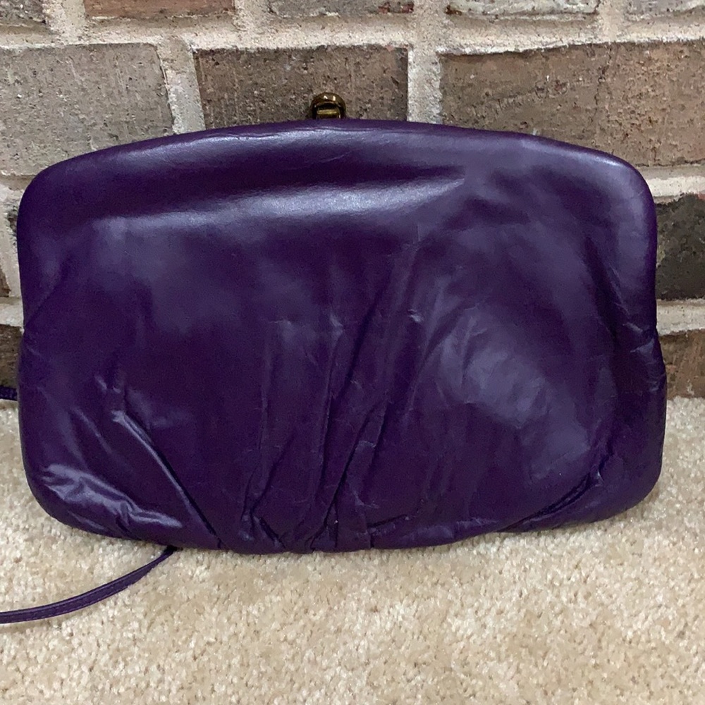 Vintage purple purse - Picture 3 of 7